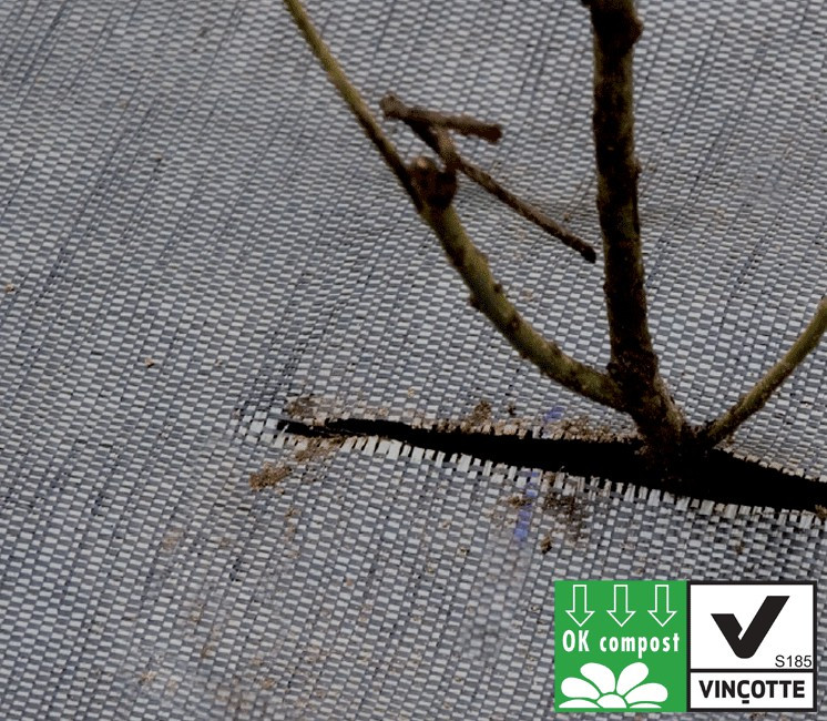 Toile de paillage Compostable Tissée