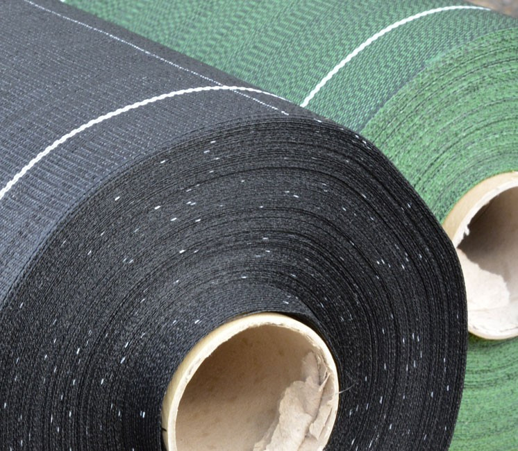 Toile de paillage noire ou verte, 86g ou 130g