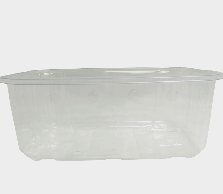 Lot de 100 barquettes PET 500g avec ou sans couvercle