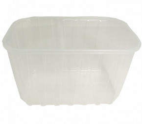 Lot de 100 barquettes PET 1000g avec ou sans couvercle