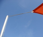 Poteau télescopique pour voile d'ombrage