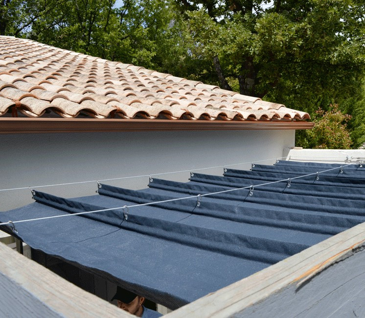 Store de pergola 3x4 Perméable Store de pergola 3x4 Perméable