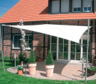 Voile d'ombrage rectangulaire 4x3m imperméable à suspendre