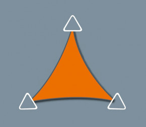 Voile Concave 5.9 x 5.9 X 5.9 - Imperméable