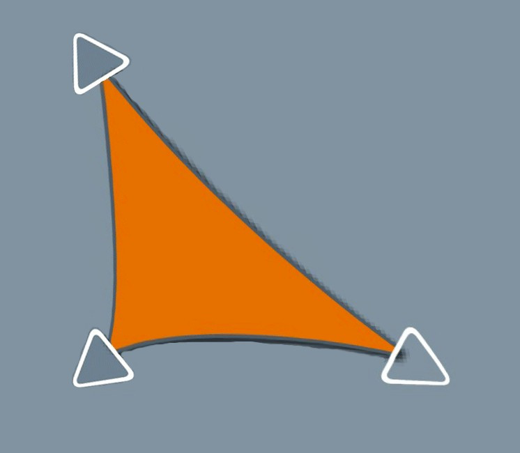 Voile Concave 3 X 3 X 4.2 - Imperméable