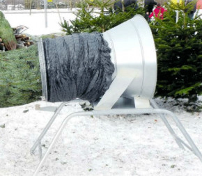 Goulotte pour filet à sapin