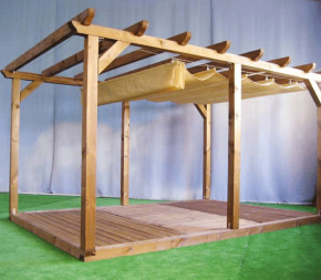 Store d'ombrage pergola - Sur mesure