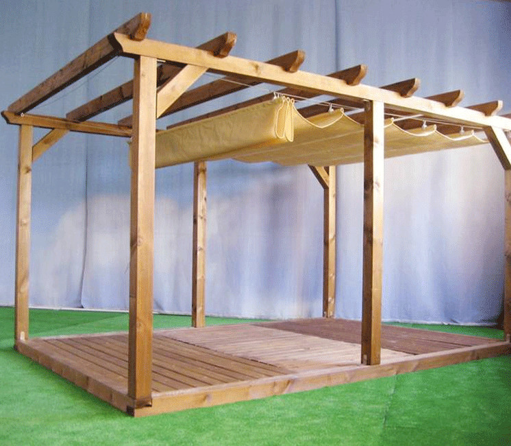 Store d'ombrage pergola - Sur mesure