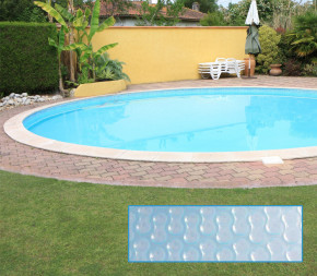 Bâche à bulles 500µ Sol+Guard™ transparente - Sur mesure