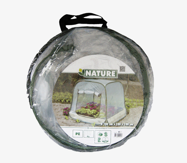 Serre pop-up pour carré potager