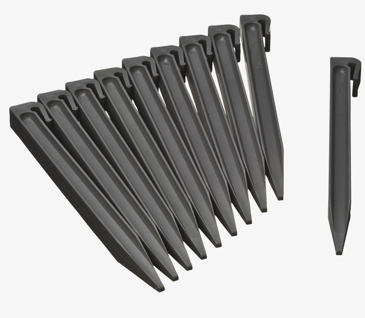 Lot de 10 piquets pour bordure de jardin 15cm