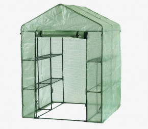 Serre de Jardin avec 4 étagères pour le rangement des semis