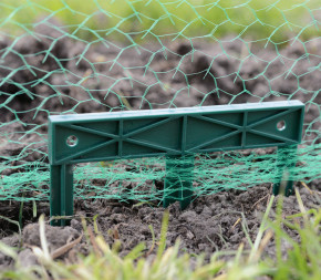 Lot de 4 griffes de fixation au sol