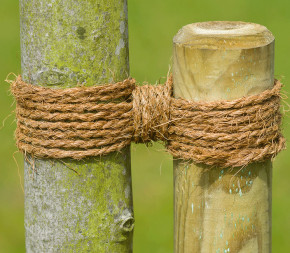 Corde colorée en fibre de coco bio