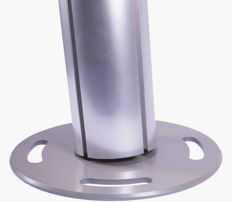 Embase platine (Base ronde) pour poteau télescopique