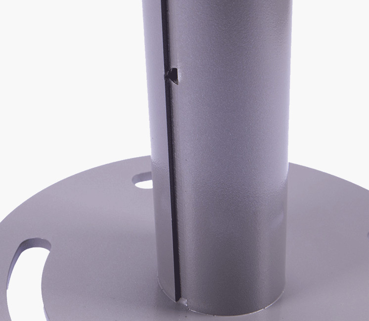 Embase platine (Base ronde) pour poteau télescopique