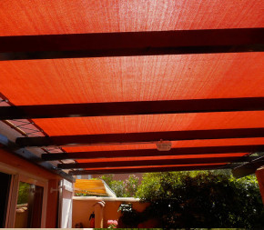 TERRACOTTA - Toile Ombrage 5  x 3 m - Perméable