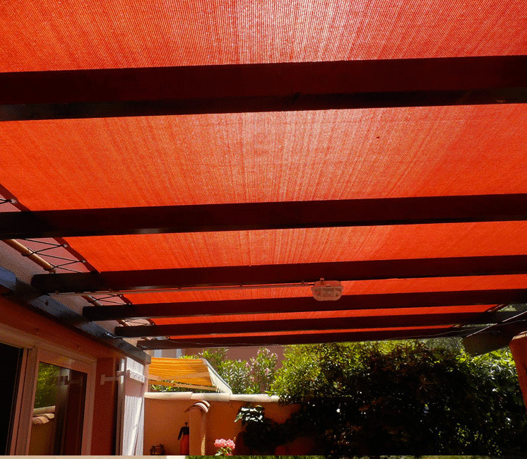 TERRACOTTA - Toile Ombrage 5  x 3 m - Perméable