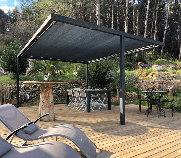 ANTHRACITE - Toile Ombrage 3 x 3 x 4.2 m - Perméable ANTHRACITE - Toile Ombrage 3 x 3 x 4.2 m - Perméable