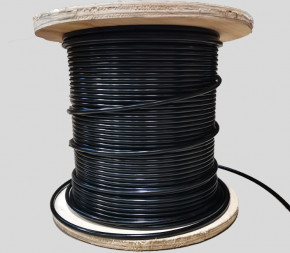 Câble en acier gainé noir ( 3/5 mm ) - découpe au mètre