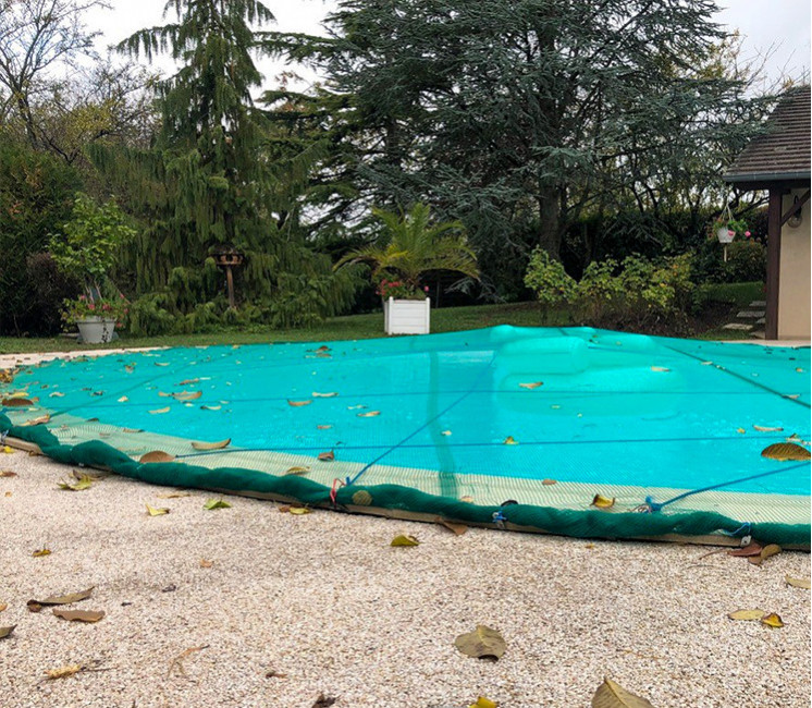 filet anti feuilles piscine ronde