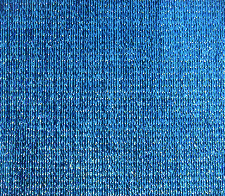 Voile perméable triangle bleu azur 3.20 x 3.80 x 2.15m