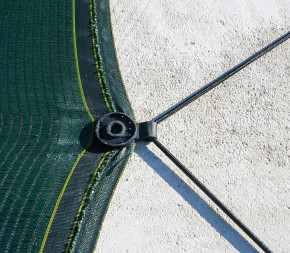 Filet anti-salissures piscine + connecteur pont