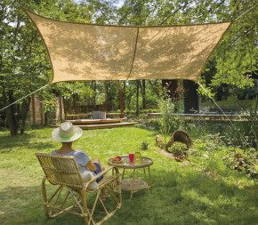 Achat Voile d'ombrage naturel en... pas cher