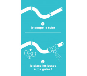 Kit Brumisateur 11 buses pour toile d'ombrage