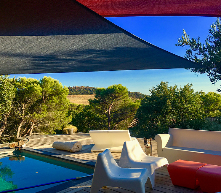 Voile d'ombrage concave - Anthracite