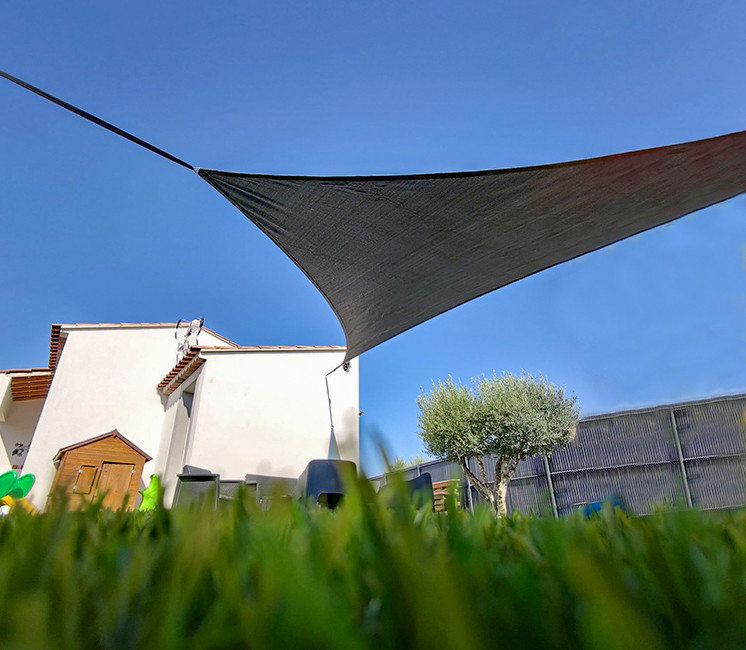 Voile d'ombrage concave - Anthracite