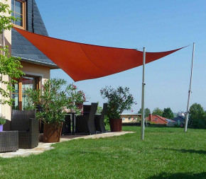 Voile d'ombrage concave - Terracotta