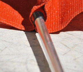 Capuchon pour barre de soutien en aliminium