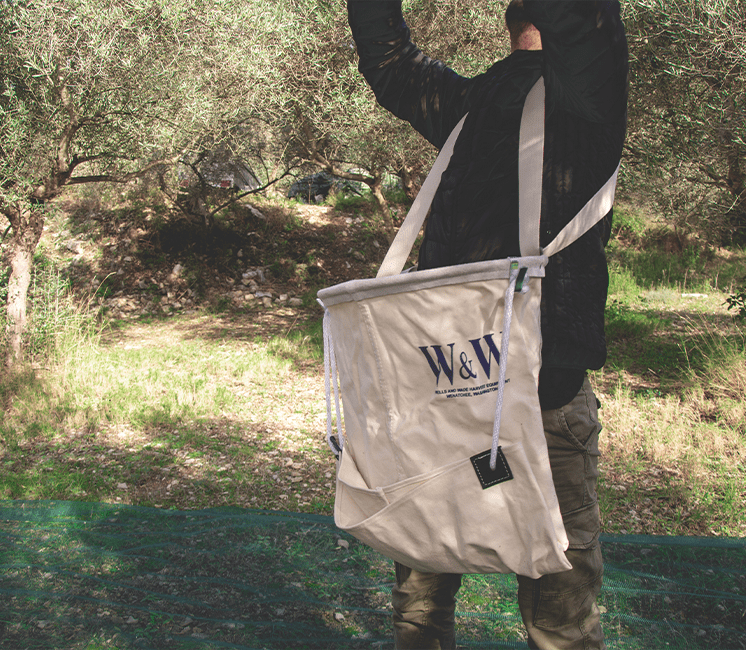 Sac de récolte tablier en coton