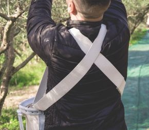 Sac de récolte tablier en coton - harnais
