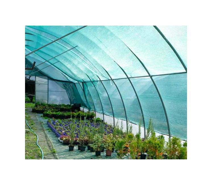 Filet d'ombrage 50% renforcé avec boutonnières pour serre et cultures