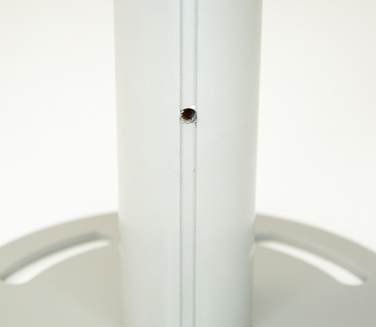 Embase platine (Base ronde) pour poteau télescopique