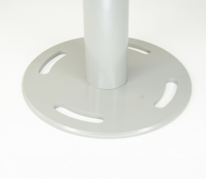 Embase platine (Base ronde) pour poteau télescopique