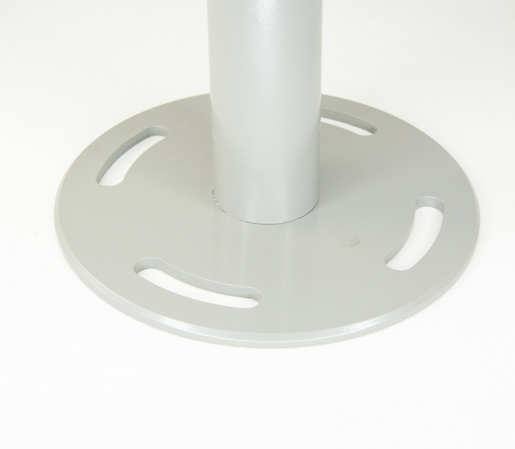 Embase platine (Base ronde) pour poteau télescopique