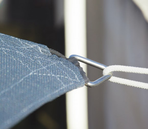 finition voile d'ombrage anthracite