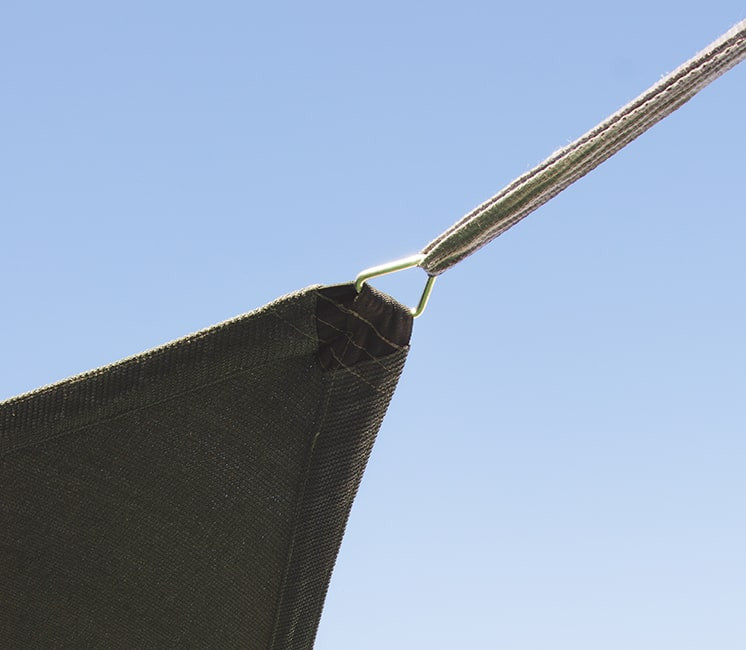 finition voile d'ombrage anthracite