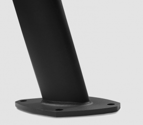 Mât pour voile d'ombrage elliptique 6 points d'accroche accessoires inclus