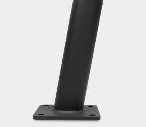 Mât de voile d'ombrage rond 5 points d'accroche accessoires inclus