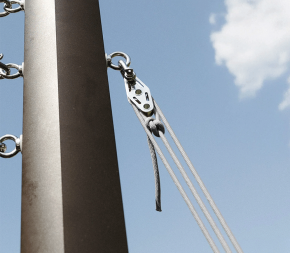 Kit d'haubanage pour mât de voile d'ombrage