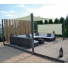 Voile imperméable crème 5 x 4 m