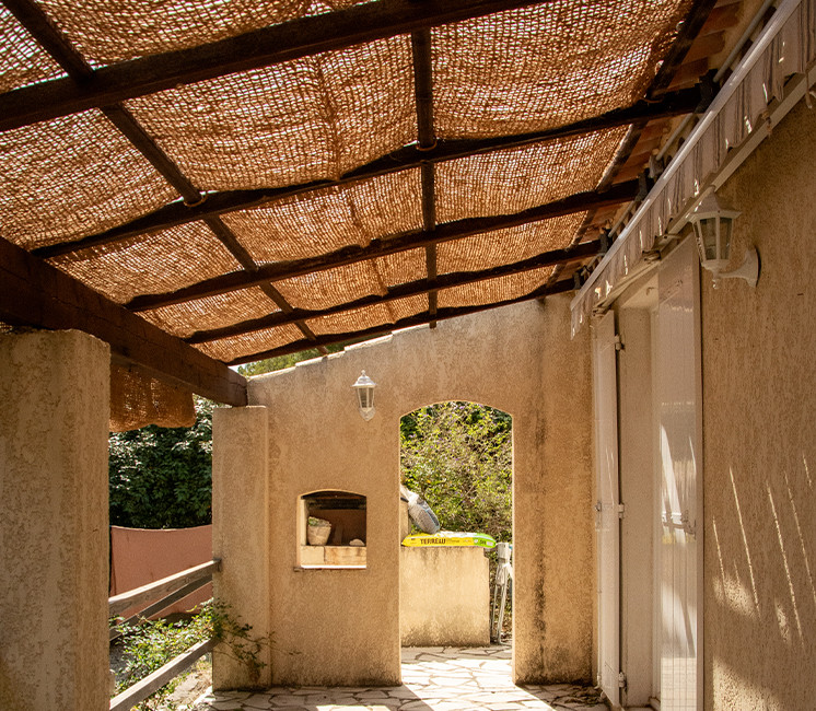 Toile d'ombrage en fibre de coco