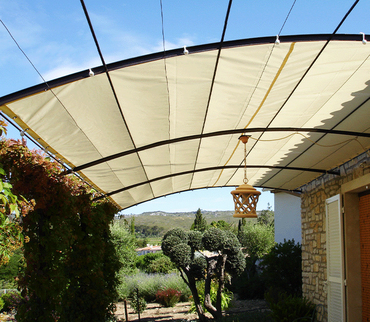 Toile Imperméable Blanc 153 x 135cm