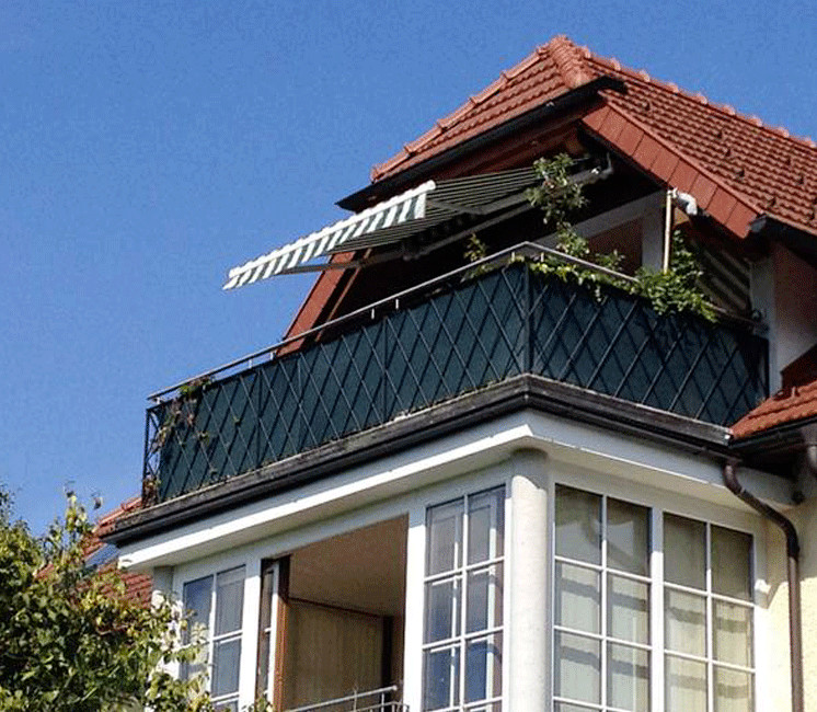 Brise Vue Noir 1.70mx3.85m - Occultation 80%