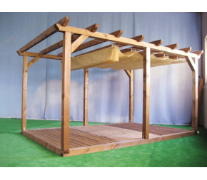Achat Store de pergola Beige 6m x... pas cher