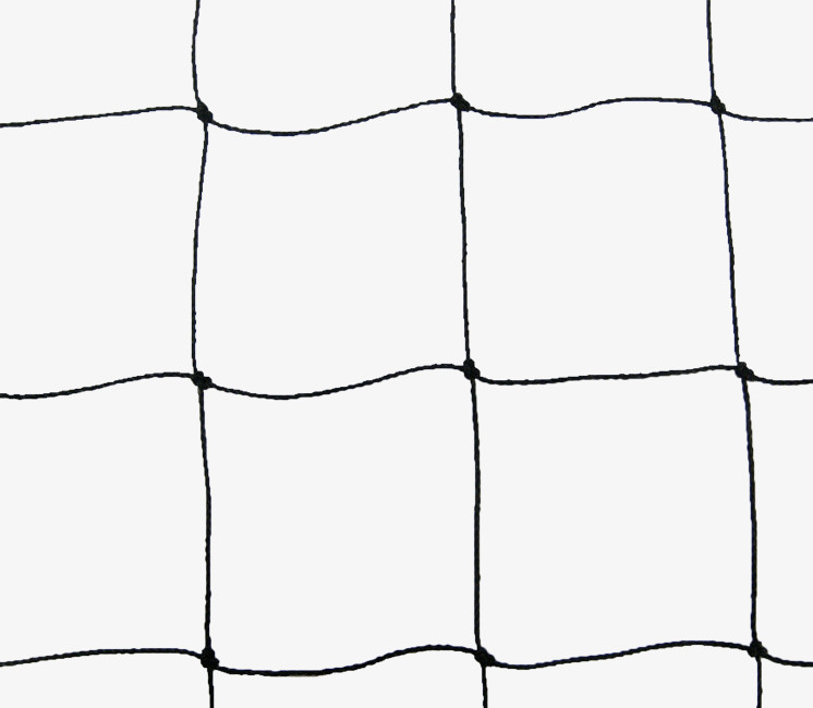 Filet câblé noué maille de 50mm - 3.60 x 0.35m - couleur Noir